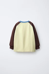 T-SHIRT MANCHES RAGLAN CONTRASTE