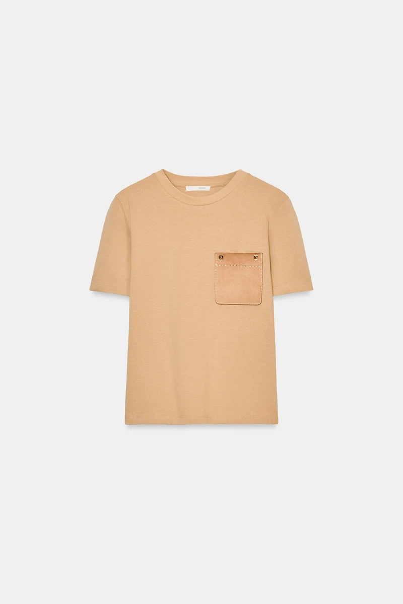 CONTRAST POCKET T-SHIRT