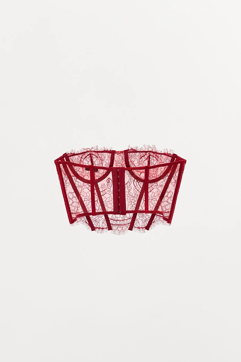 LACE UNDERWIRE CORSET
