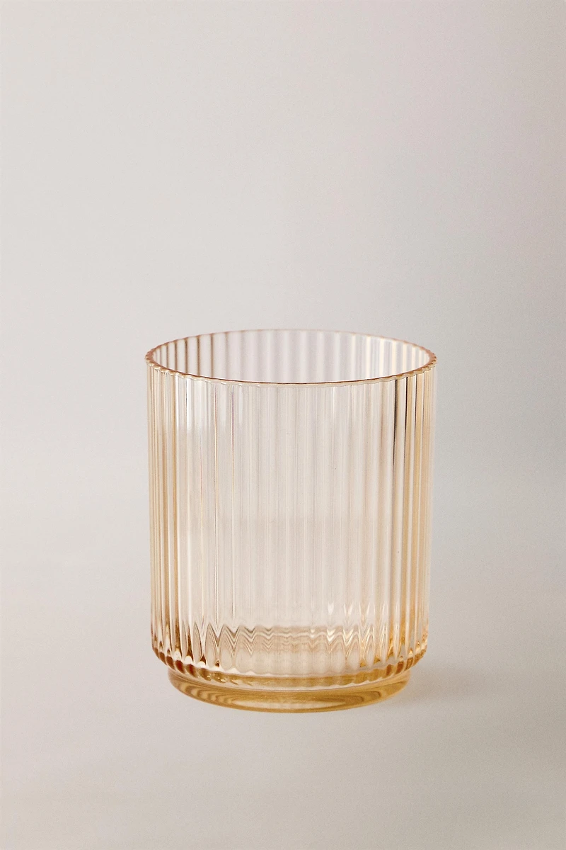 VERRE ACRYLIQUE RAYURES