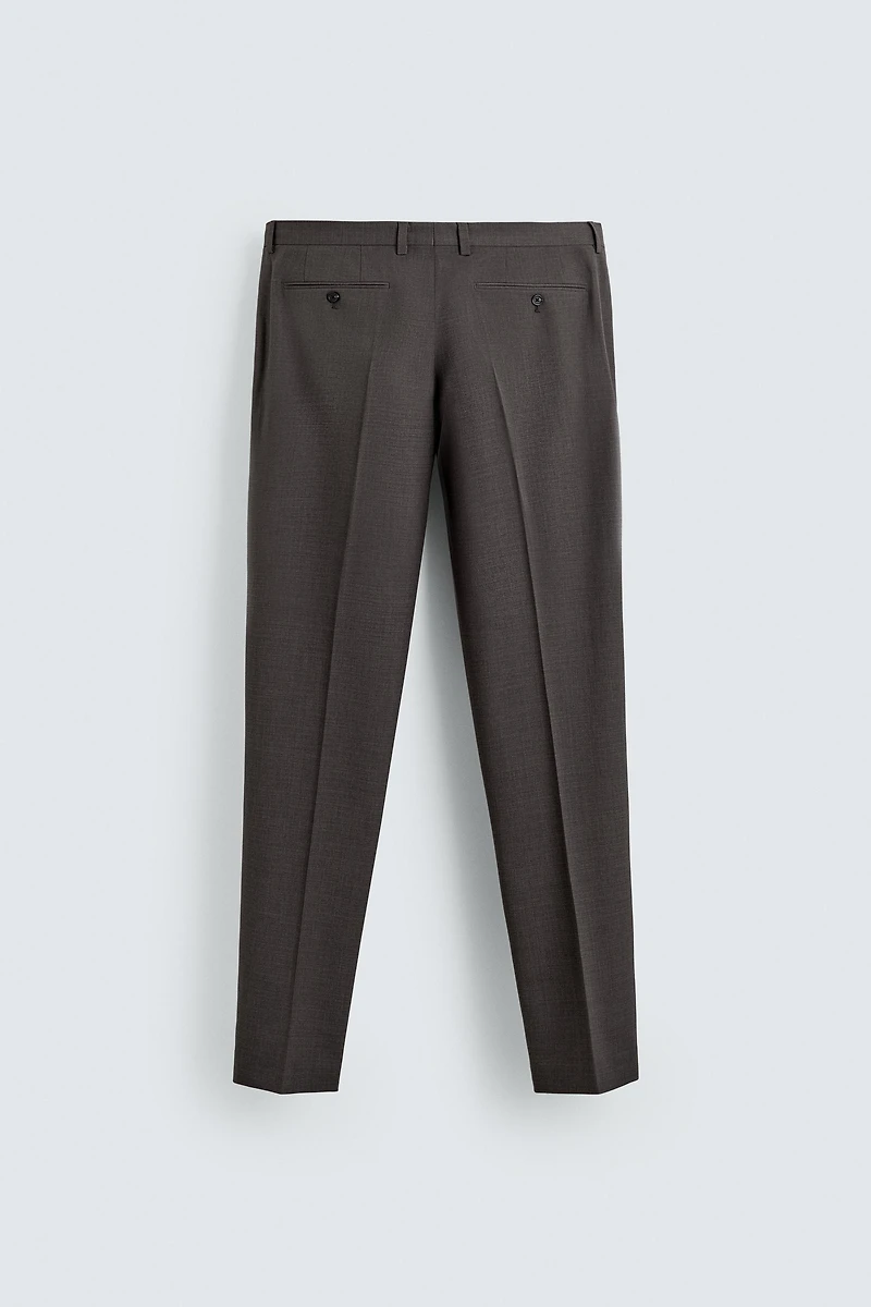 PANTALON DE COSTUME STRUCTURÉ