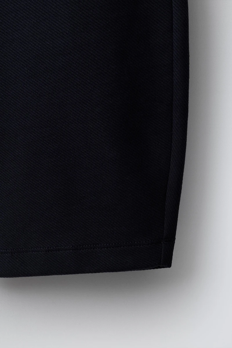 TEXTURED BARREL PANTS