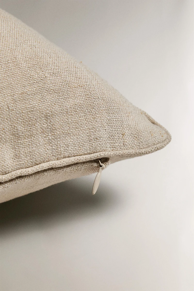 LINEN THROW PILLOW COVER