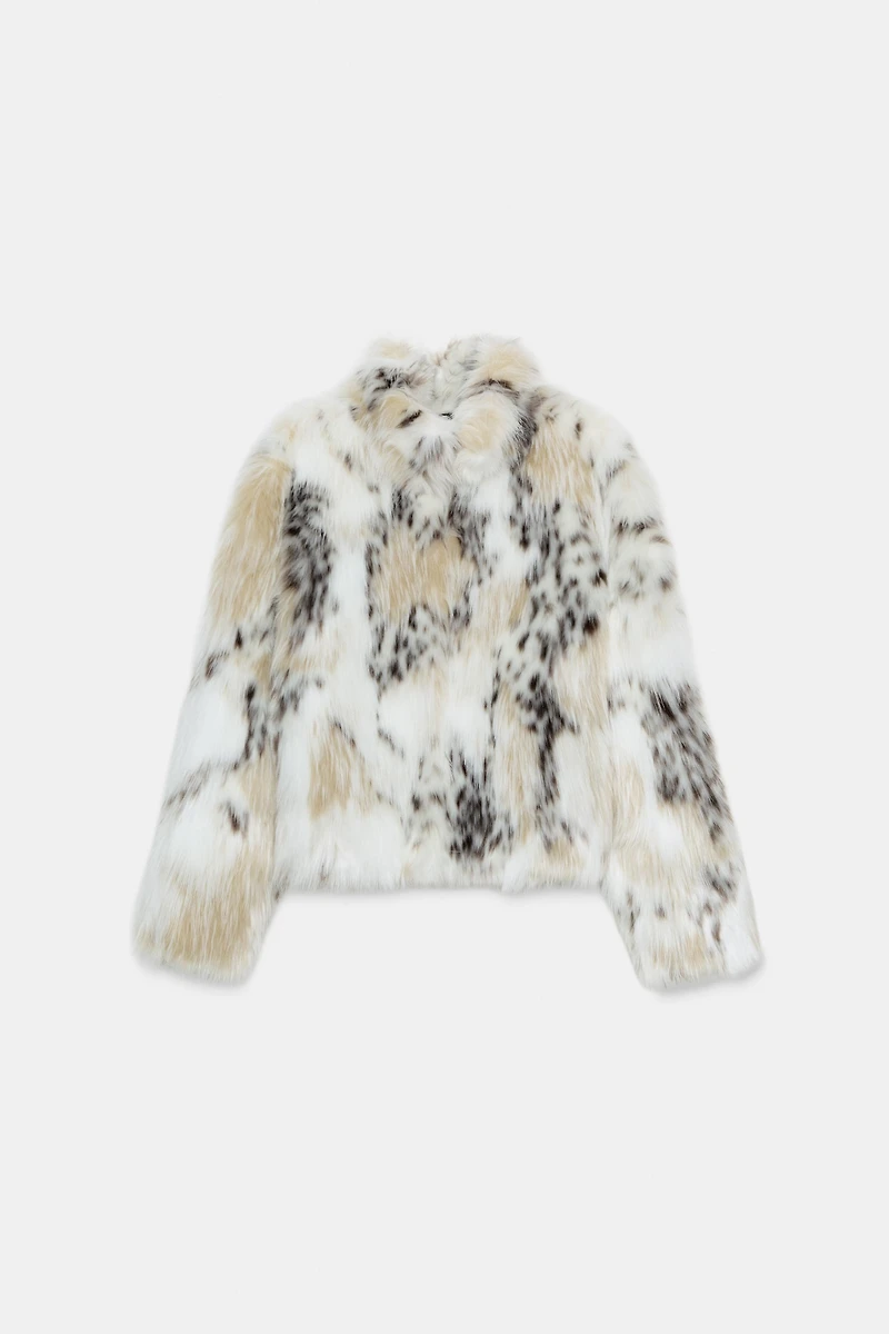 ZW COLLECTION FAUX FUR JACKET