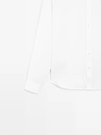 100% linen regular fit shirt