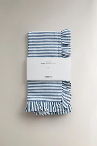 COTTON NAPKINS WITH RUFFLES (PACK OF 2)