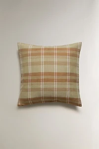 HOUSSE DE COUSSIN CARREAUX