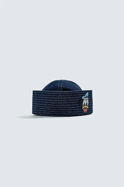 DONALD DUCK PATCH DENIM HAT HARRY LAMBERT FOR ZARA X DISNEY