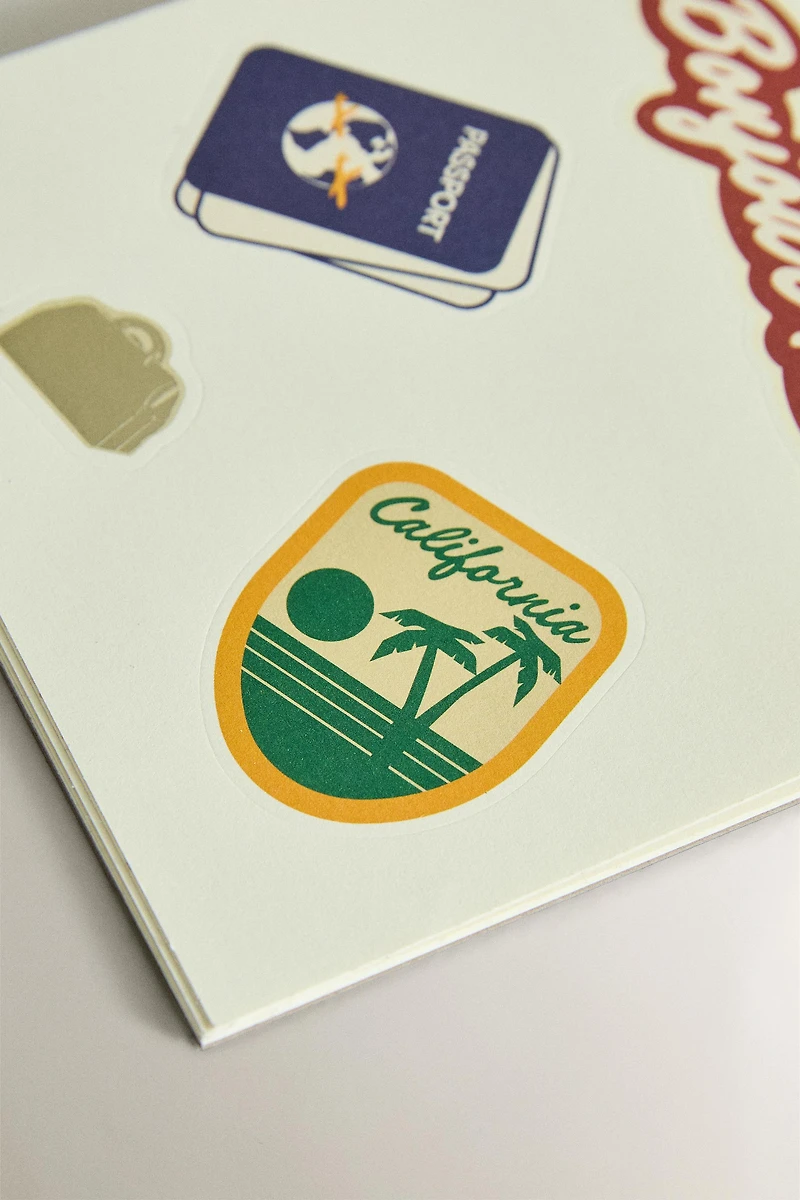 TRAVEL STICKER NOTEBOOK
