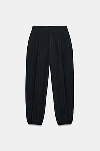 PANTALON JOGGER À RAYURES TENNIS AVEC PLIS
