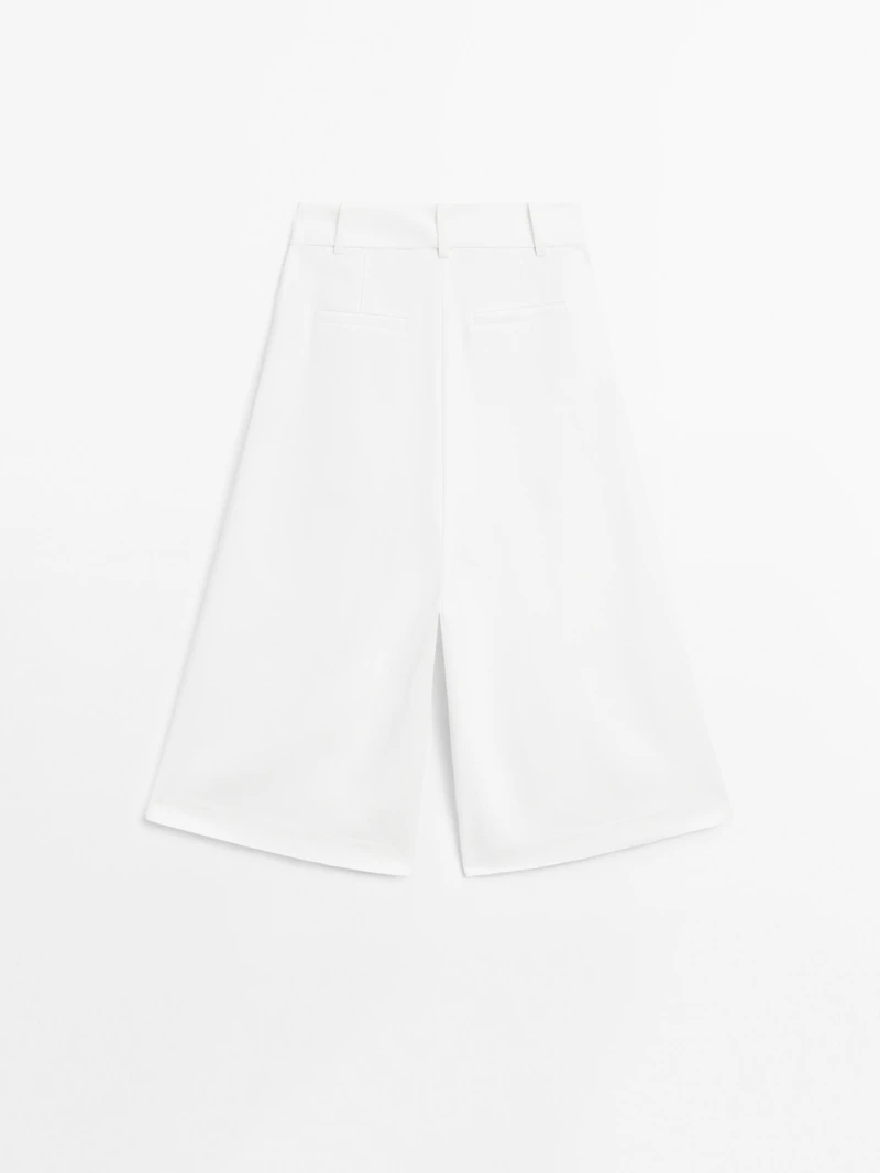 Smart Bermuda shorts with darts - STUDIO