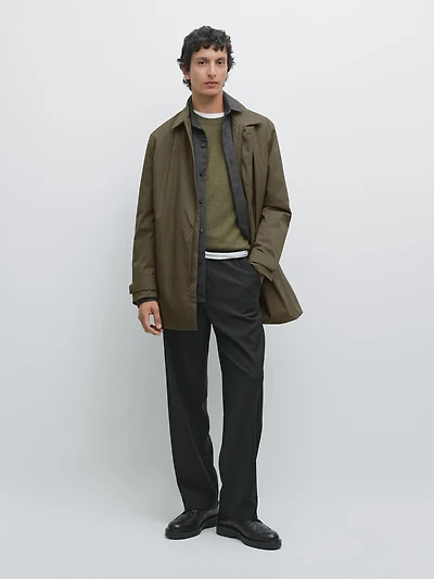 Water-repellent and windproof parka