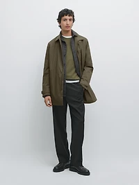Water-repellent and windproof parka