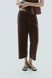 FLOWY CROP PANTS