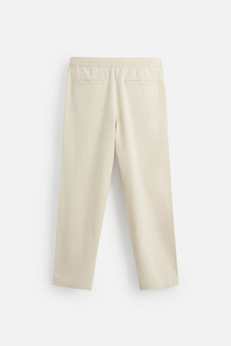 PANTALON RELAXED FIT COTON - LIN