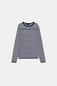 PULL EN MAILLE RAYÉE