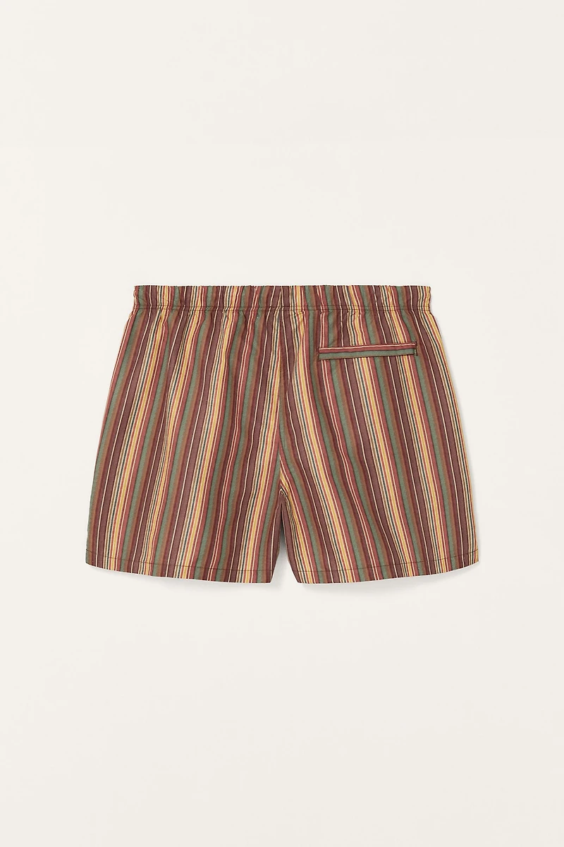 STRIPED MID-LENGTH LIMITED EDITION SWIMSUIT