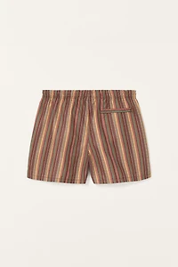 STRIPED MID-LENGTH LIMITED EDITION SWIMSUIT