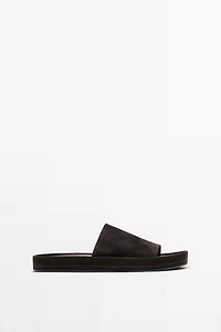 Platform slide sandals