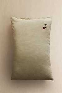 CHILDREN'S MUSLIN STRIPED PILLOWCASE