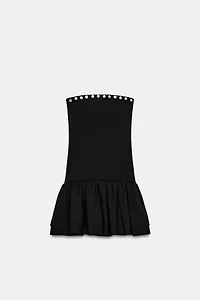 RUFFLED MINI DRESS