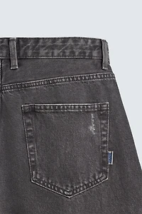 PANTALON BARREL FIT DÉLAVÉ