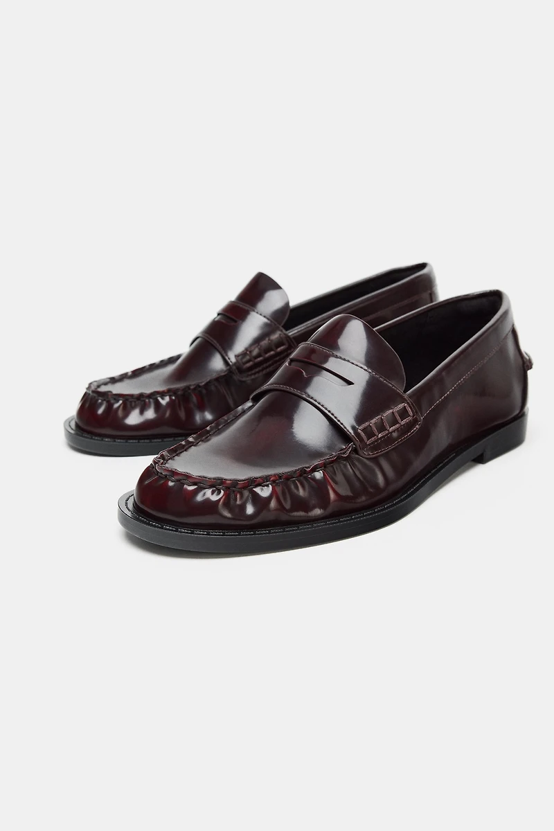 MOCASSINS EFFET VERNIS