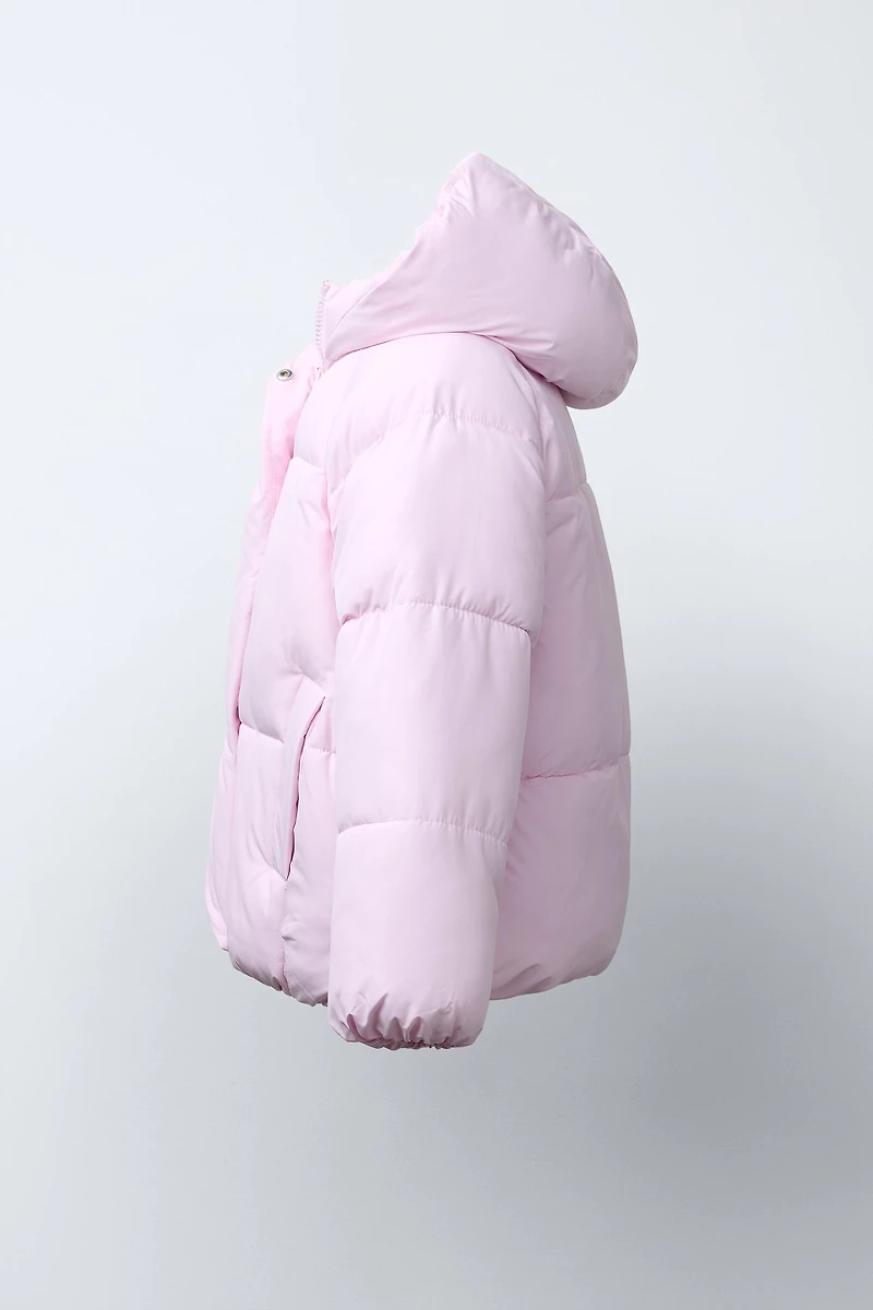 HOODED PUFFER JACKET