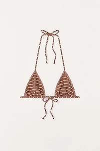 LIMITED EDITION STRIPED BIKINI TOP