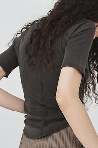 WASHED EFFECT T-SHIRT