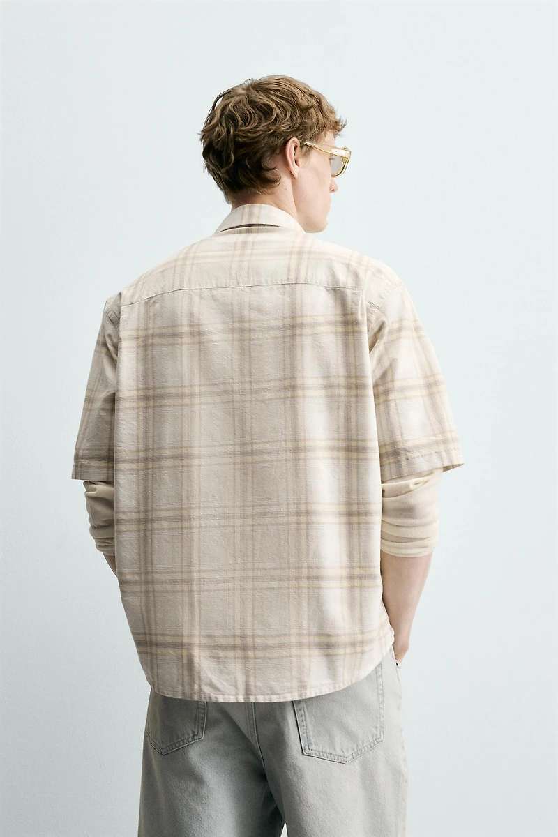 REGULAR FIT PLAID SHIRT