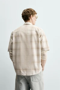 REGULAR FIT PLAID SHIRT