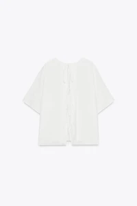 ZW COLLECTION LINEN TIE TOP