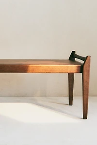 LONG WOODEN BENCH