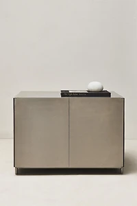 STEEL BEDSIDE TABLE