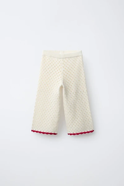 CROCHET FLOR KNIT CULOTTES