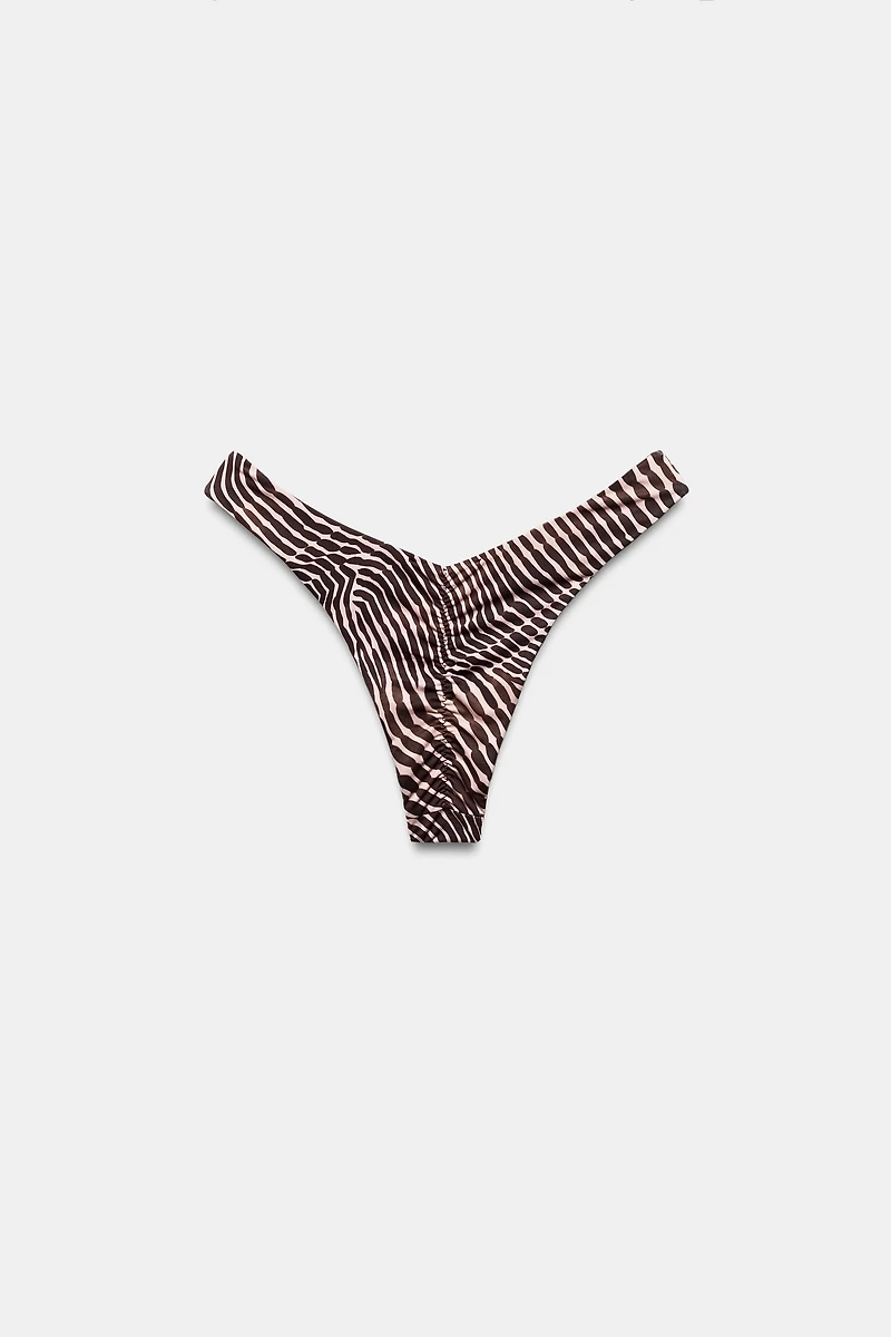 REVERSIBLE PRINT BIKINI BOTTOMS