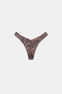 REVERSIBLE PRINT BIKINI BOTTOMS