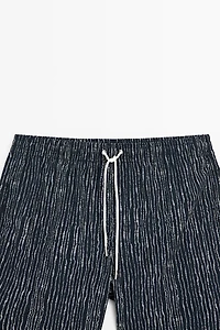 Printed swimming trunks