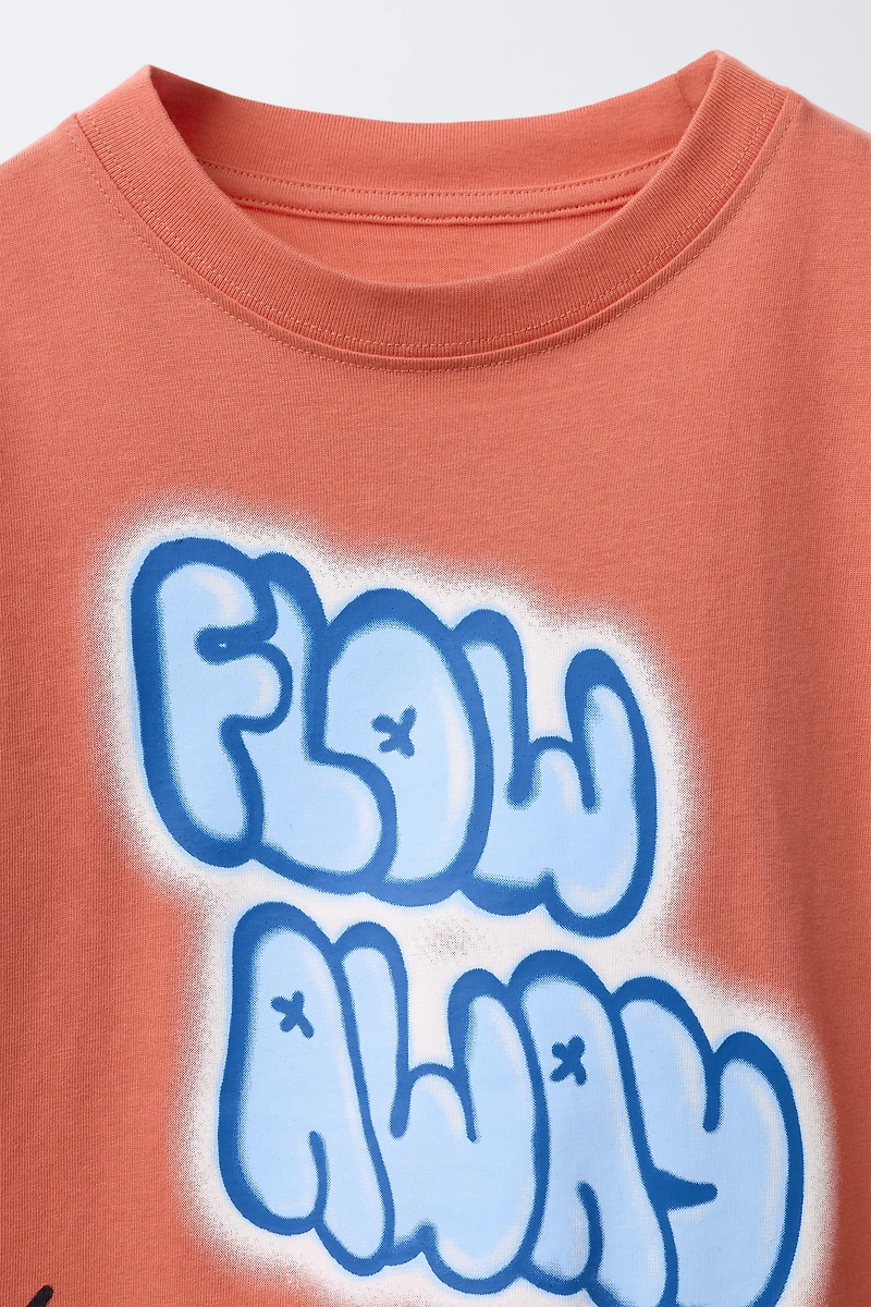 GRAFFITI PRINT T-SHIRT