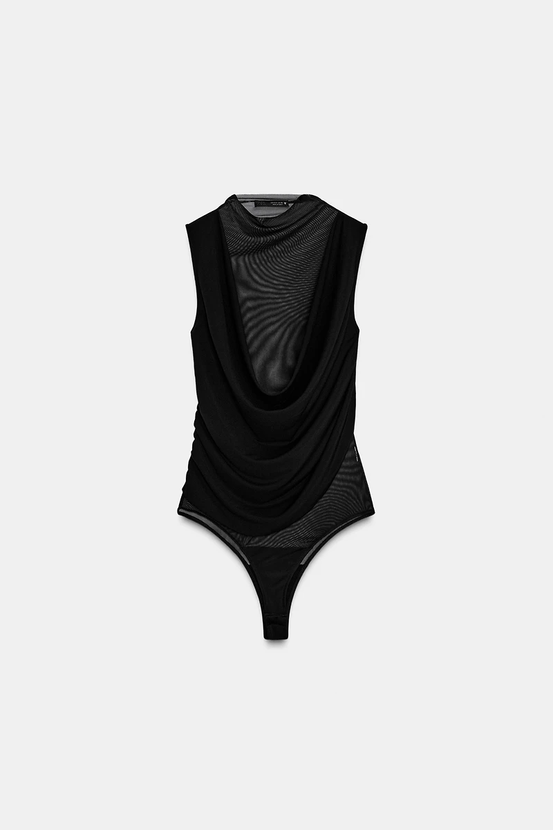 COMBINATION TULLE BODYSUIT