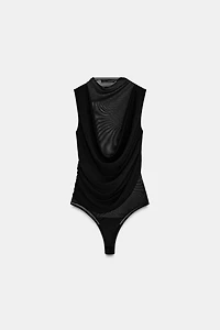 COMBINATION TULLE BODYSUIT