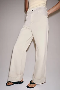 ZW COLLECTION HIGH WAIST WIDE LEG JEANS