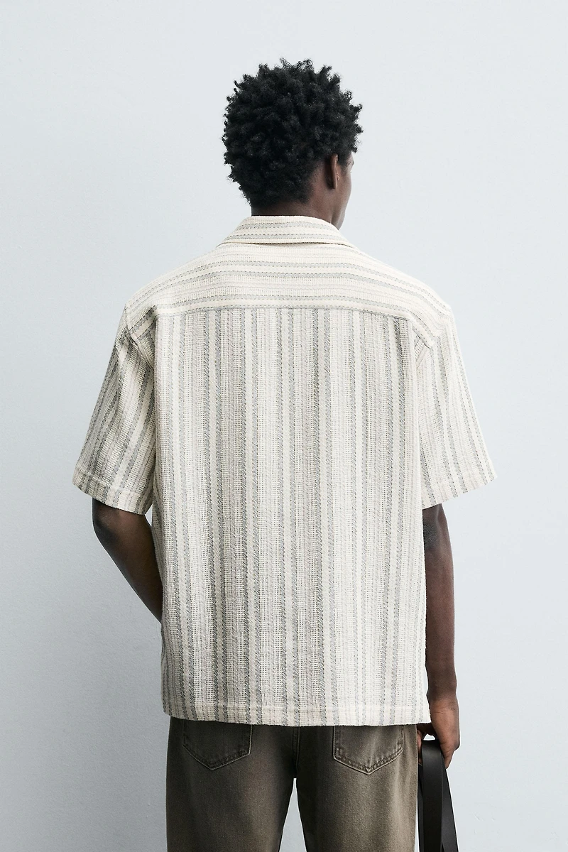 GEOMETRIC JACQUARD SHIRT