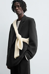 FLOWY SUIT BLAZER