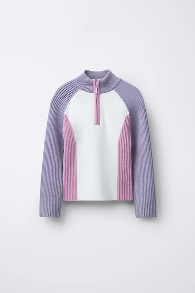PULL EN MAILLE COLOR BLOCK COLLECTION SKI