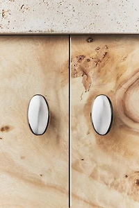 PACK OF OVAL METAL KNOBS (PACK OF 2)