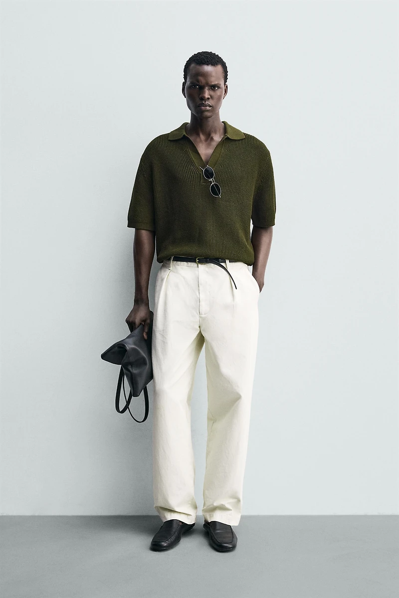 MERCERIZED KNIT COTTON POLO