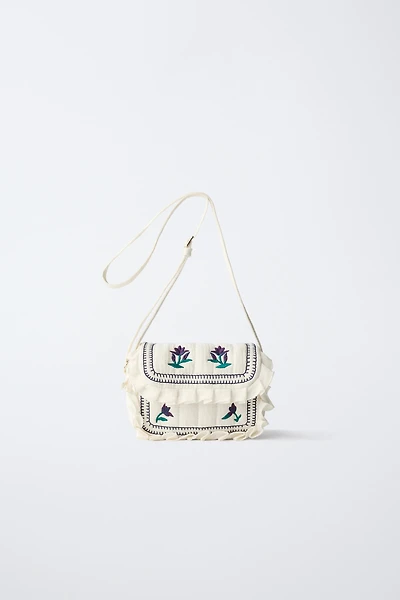 EMBROIDERED CROSSBODY BAG
