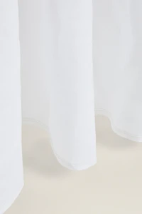 DOUBLE WIDTH LINEN CURTAIN WITH MEDIUM OPACITY